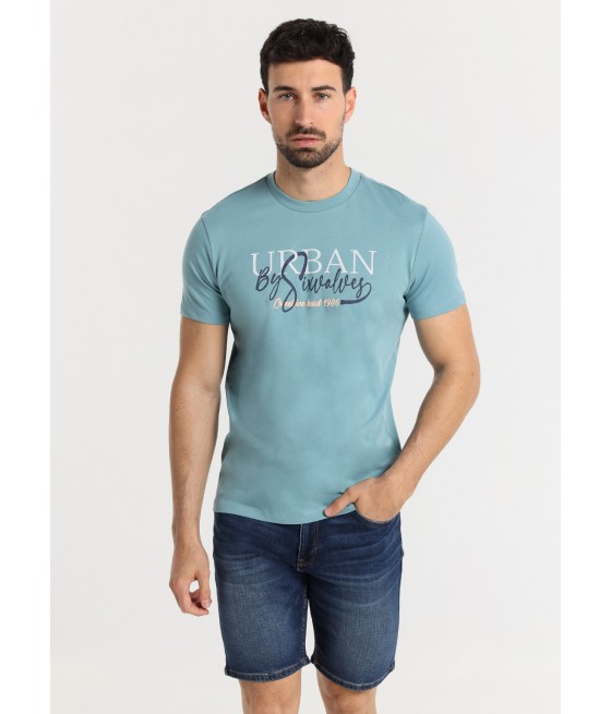SIX VALVES - T-shirt manches courtes avec graphique au devant