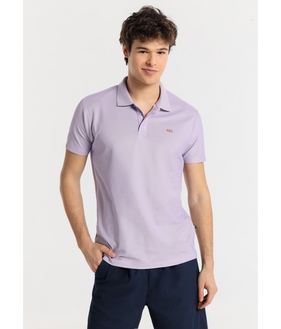 V&LUCCHINO - Polo Short Sleeve Basic with buttons