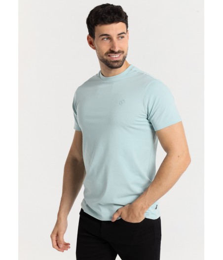 SIX VALVES - Kurzärmeliges Basic-T-Shirt mit Rundhalsausschnitt
