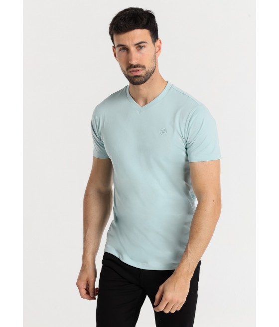 SIX VALVES - T-shirt short sleeve Basic V-Neck