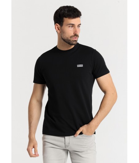 SIX VALVES - T-shirt manches courtes Piqué Col Rond