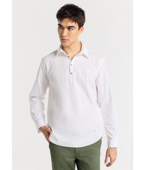 BENDORFF - Camisa polera elastica de manga larga basica