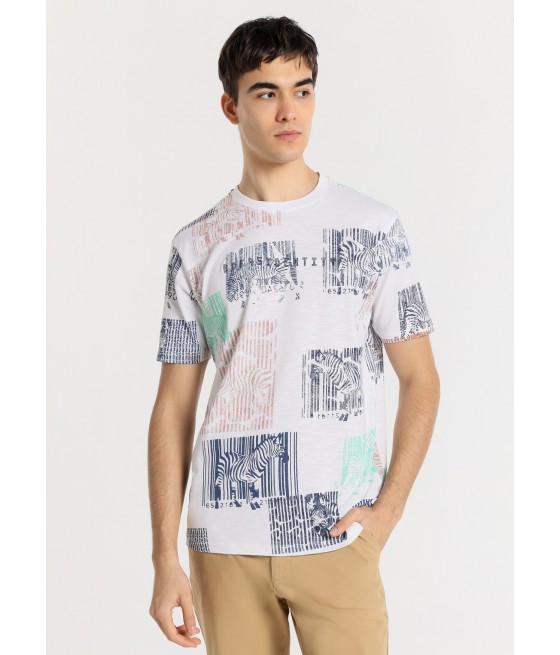 BENDORFF - T-shirt manches courtes All-Over Imprimé Zebra