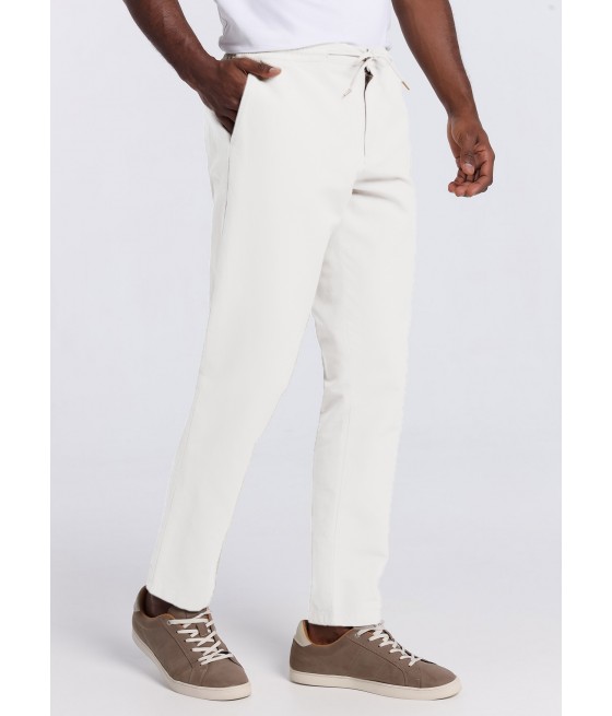 V&LUCCHINO - Pantalon de couleur | Boîte Moyenne - Mince  | Taille en pouces