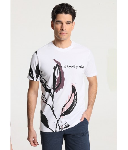 V&LUCCHINO - T-shirt manche courte Graphique Liberty