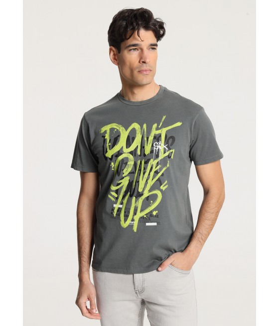 SIX VALVES - T-shirt manches courtes avec Graffiti