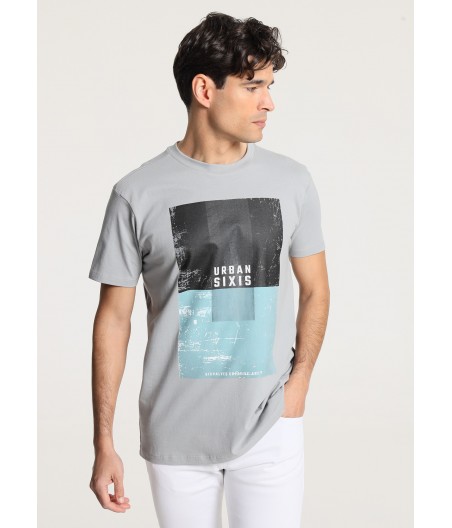 SIX VALVES - T-shirt manches courtes avec Design Photo Imprimée