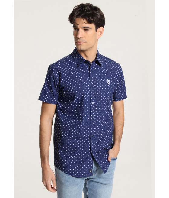 SIX VALVES - Shirt short sleeve mini All-Over-Print