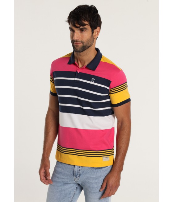 BENDORFF - Polo manches courtes Stripes multicolor 