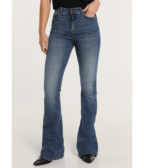 CIMARRON - CARLA-ARIANE - Jeans - Flare - Manches longues Bleach | Taille en pouces
