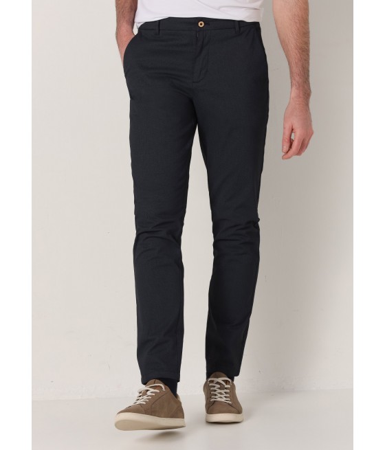 V&LUCCHINO - Pantalon chino cintura media | Slim -Tiro medio