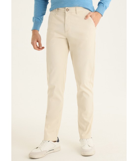 BENDORFF - Trouser Chino Slim Fit - Medium Waist textured Fabric |Size in Inches