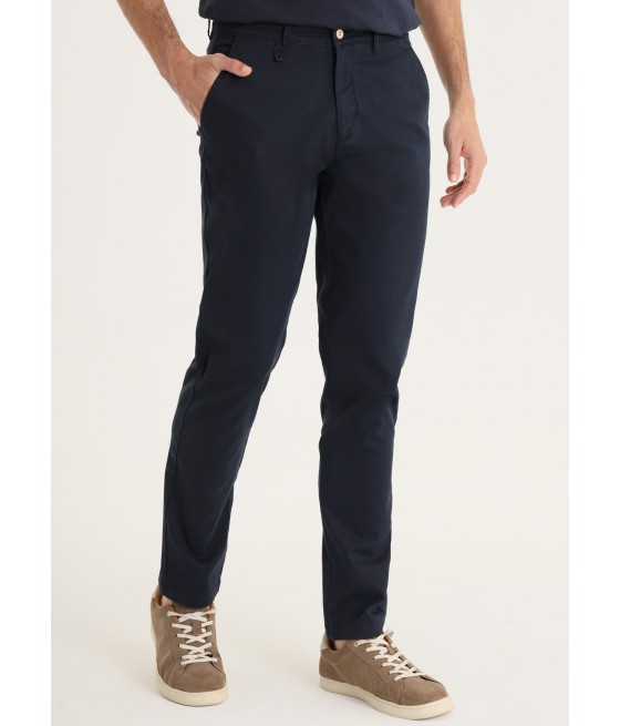 BENDORFF - Pantalon Chino  Coupe Slim - Taille Moyenne textured Fabric |Tailles en pouces