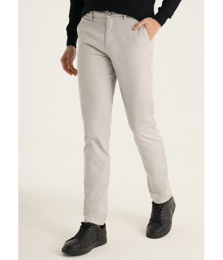 BENDORFF - Pantalon Chino  Coupe Slim - Taille Moyenne Dobby texture |Tailles en pouces