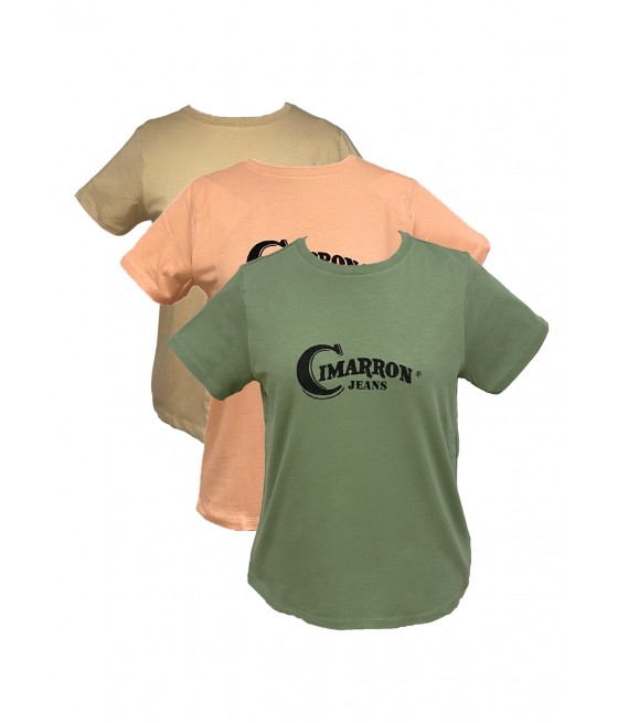 CIMARRON - RVB | Set de t-shirt manches courtes col ras du cou en coton bio (EXCLUSIF EN LIGNE)