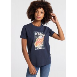 LOIS JEANS - Bois-Sante T-shirt short sleeve Graphic Vintage Girl   | 122246